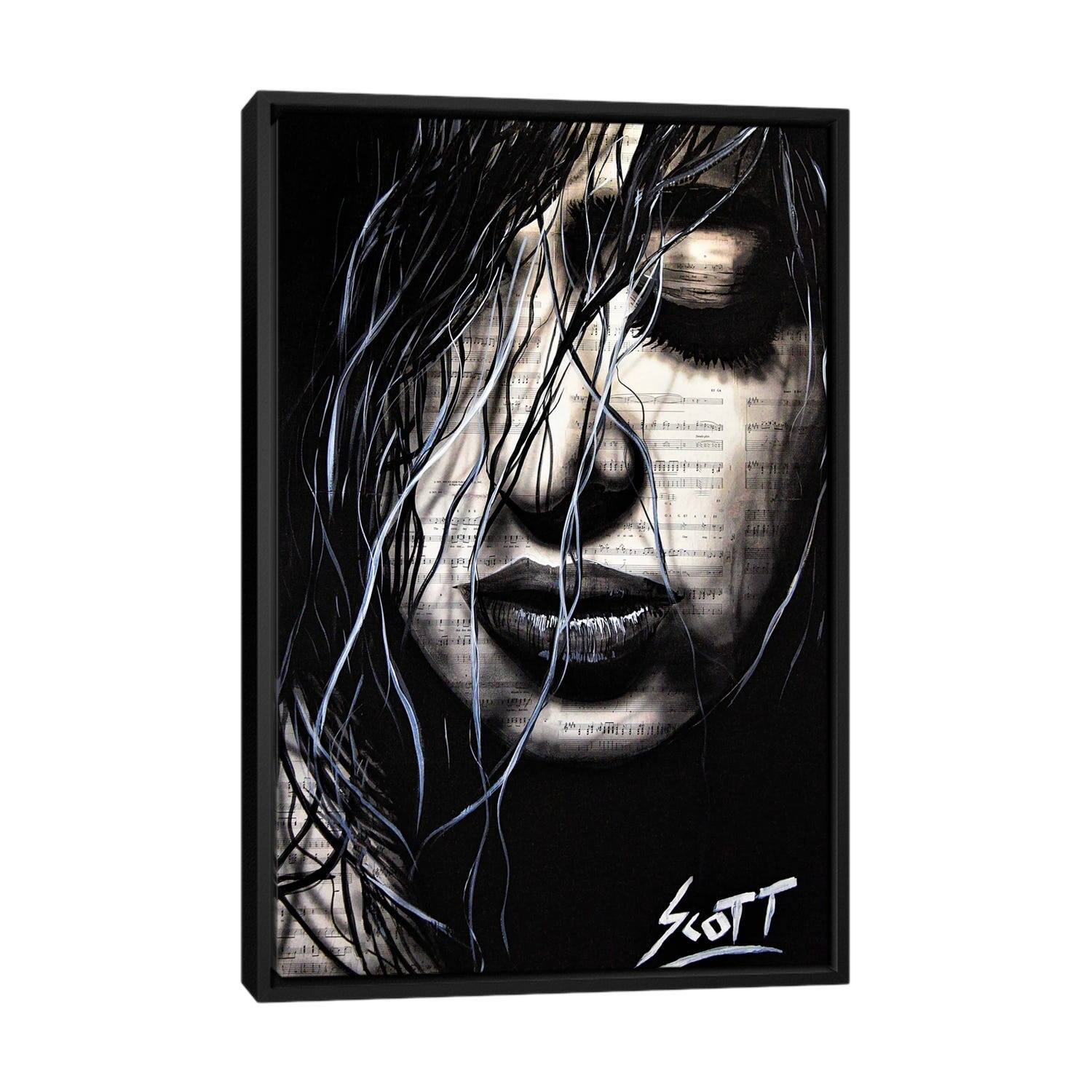 iCanvas "The Dark" by Brandon Scott Framed Canvas Print Bed Bath